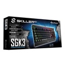 TECLADO SHARKOON SKILLER MECH SGK3 MECANICO CHERRY MX BLUE SWITCH RGB INGLES