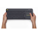 MOUSE+TECLADO LOGITECH K400 MEDIA INALAMBRICO TOUCHPAD PARA SMART TV ESPAÑOL