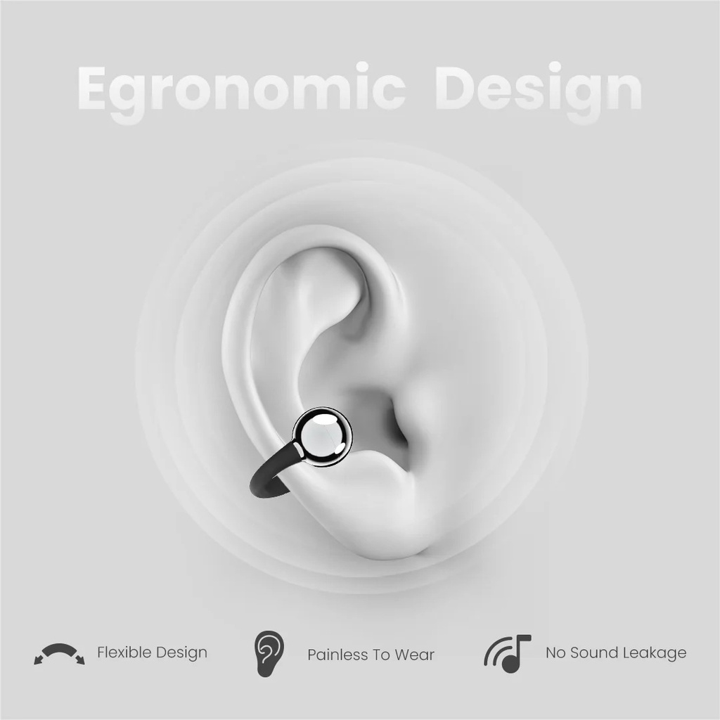 EARPODS HIFUTURE FLEX CLIP BT5.4 CAN/SONIDO IPX5 NEGRO