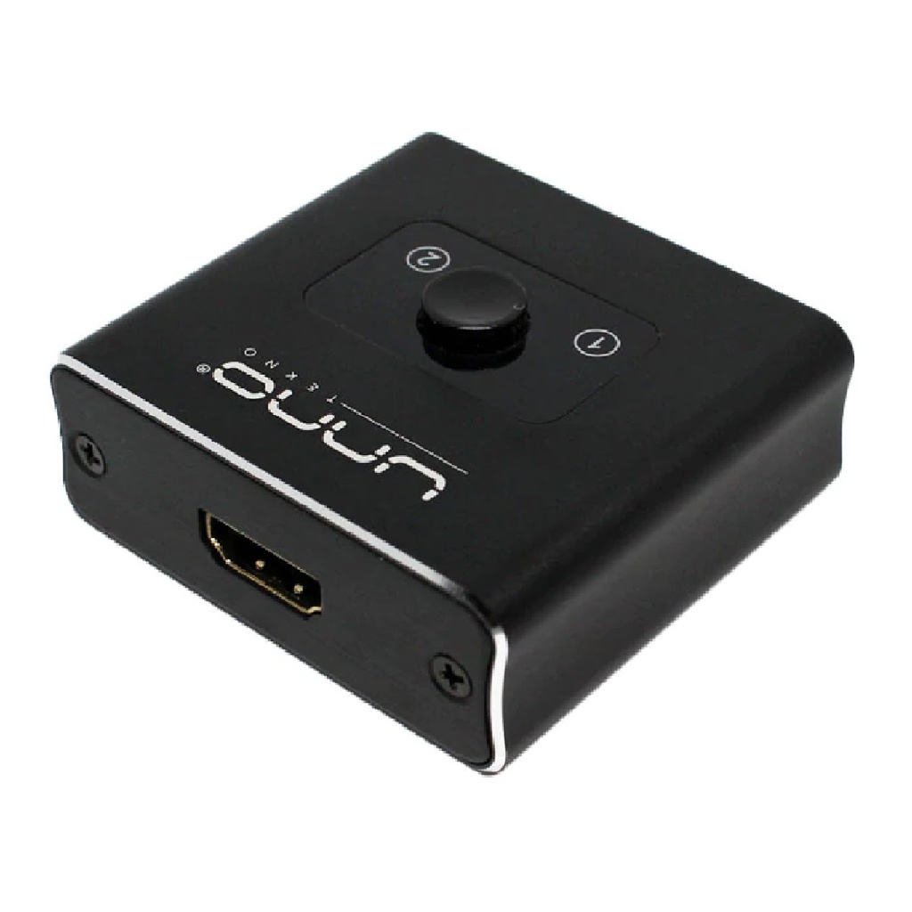 SPLITTER HDMI UNNO HB1201BK 2 PUERTOS