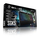 TECLADO SHARKOON SKILLER MECH SGK5 MEMBRANA ARGB INGLES