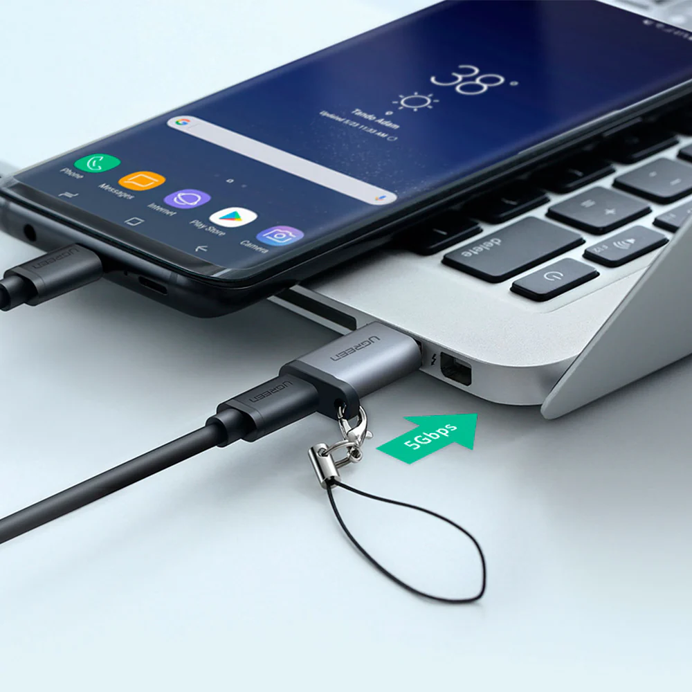 ADAPTADOR UGREEN US276 1*USB-A A 1*USB-C OTG USB 3.0 M/H