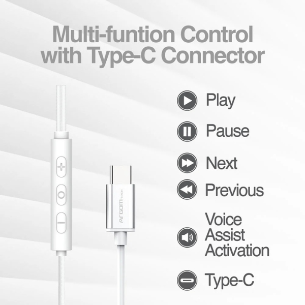 AUDIFONOS ARGOM ARG-HS-2030WT ULTIMATE SOUND CORE BLANCO