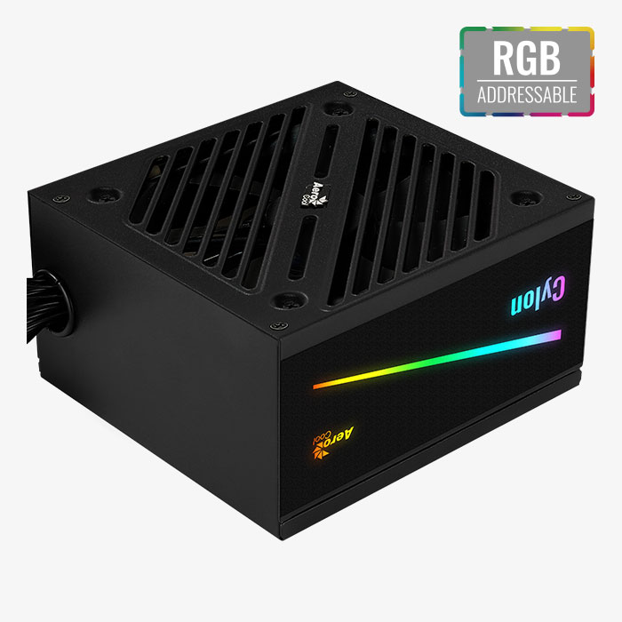 FUENTE DE PODER AEROCOOL CYLON 700W RGB 80+ BRONCE