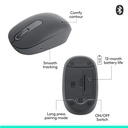 MOUSE LOGITECH M196 BLUETOOTH 3 BOTONES 1000DPI NEGRO