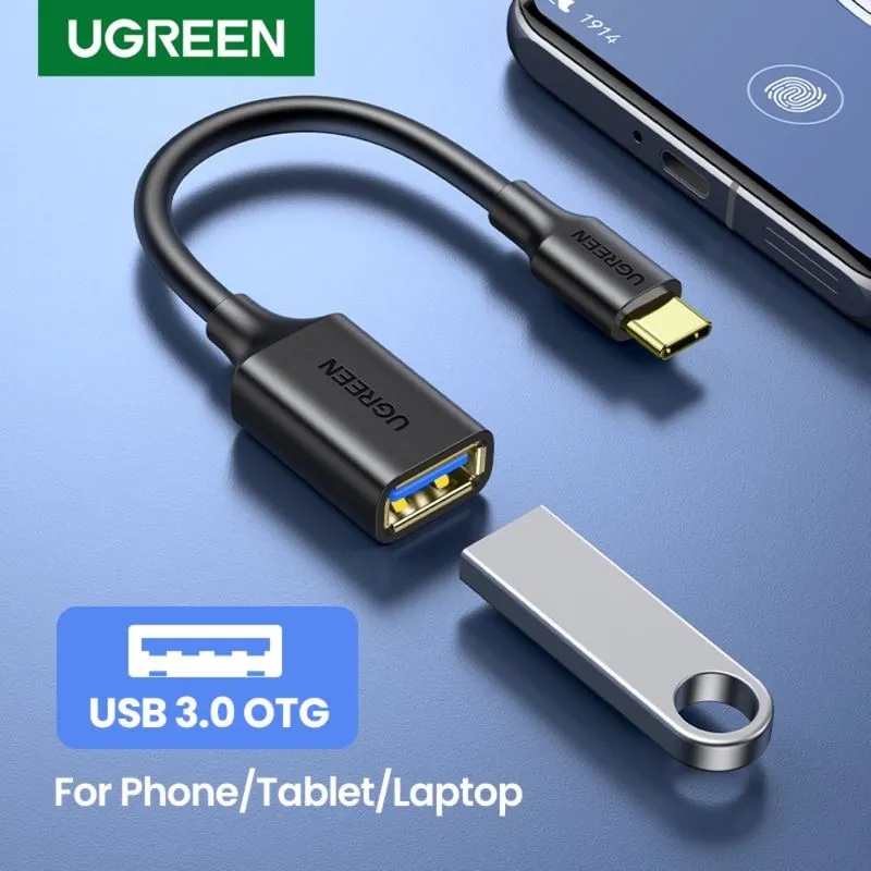 ADAPTADOR UGREEN US154 1*USB-C A 1*USB-A 3.0 OTG M/H