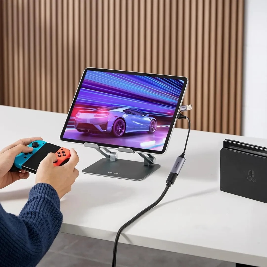 CAPTURADORA DE VIDEO UGREEN CM489 HDMI A 1*USB-C 1*USB-A FHD 30Hz