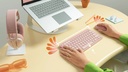 TECLADO LOGITECH PEBBLE KEYS 2 K380S BT5.4 ESPAÑOL ORO ROSA