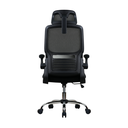 SILLA EJECUTIVA V LINE ERGOLUX 3 LITE MESH MALLA C/CABECERA-SOP LUMBAR-BRAZO NEGRA