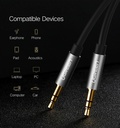 CABLE AUDIO UGREEN 10615 1*3.5MM A 2*1/4MM M/M 2M