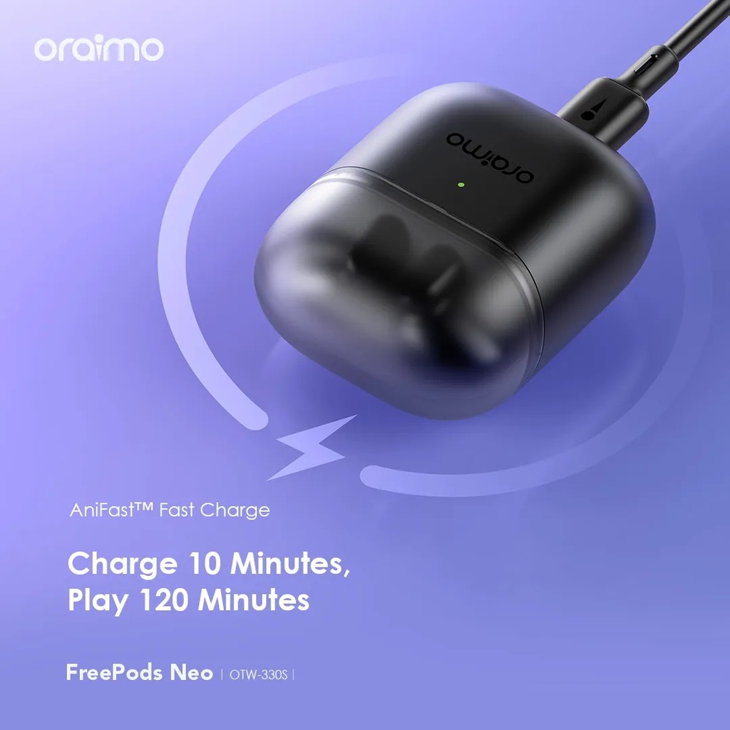 AUDIFONOS EARPODS ORAIMO OTW-330S FREEPODS NEO INALAMBRICOS IPX5 LIGHT GOLD