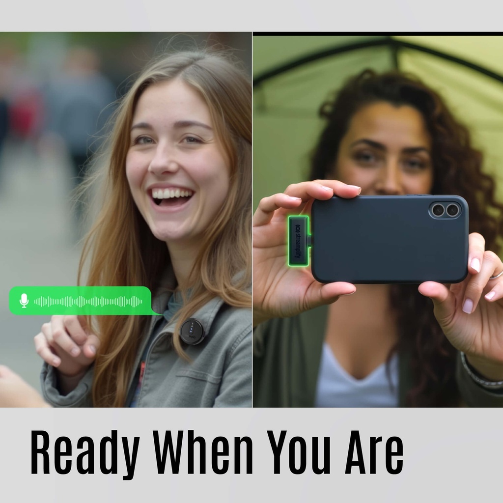 MICROFONO STREAMPLIFY MIC GO SOLAPA 1*USB-C