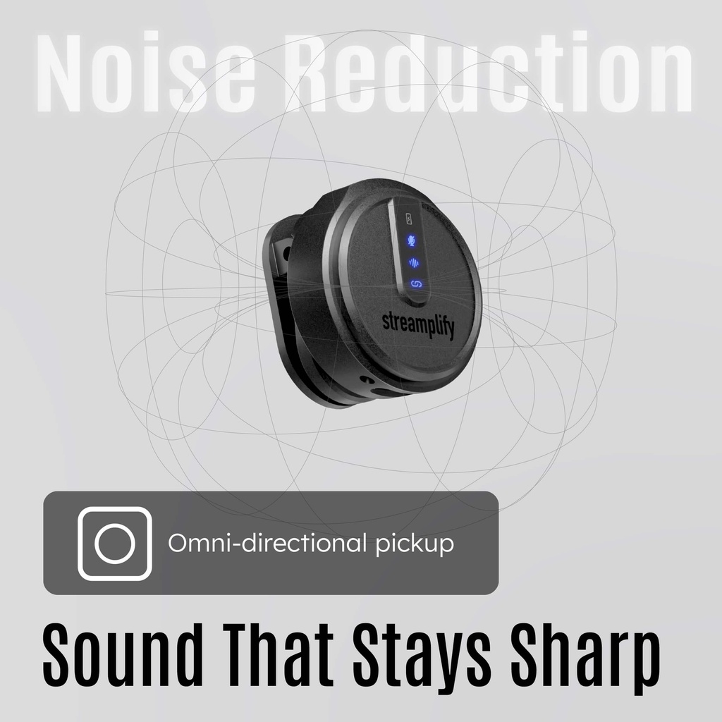 MICROFONO STREAMPLIFY MIC GO SOLAPA 1*USB-C