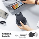 BASE PARA CELULAR UGREEN LP805 PLEGABLE 360° HASTA 9.7" *ALUMINIO *NEGRO