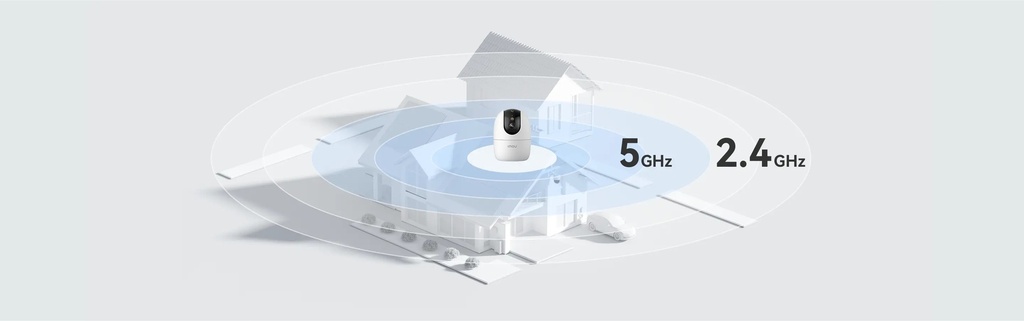 CAMARA IP IMOU IPC-K2MN-5H1W 3K IR10M WIFI AUDIO MINI RANGER DOMO 5MP INTERIOR PTZ SIRENA