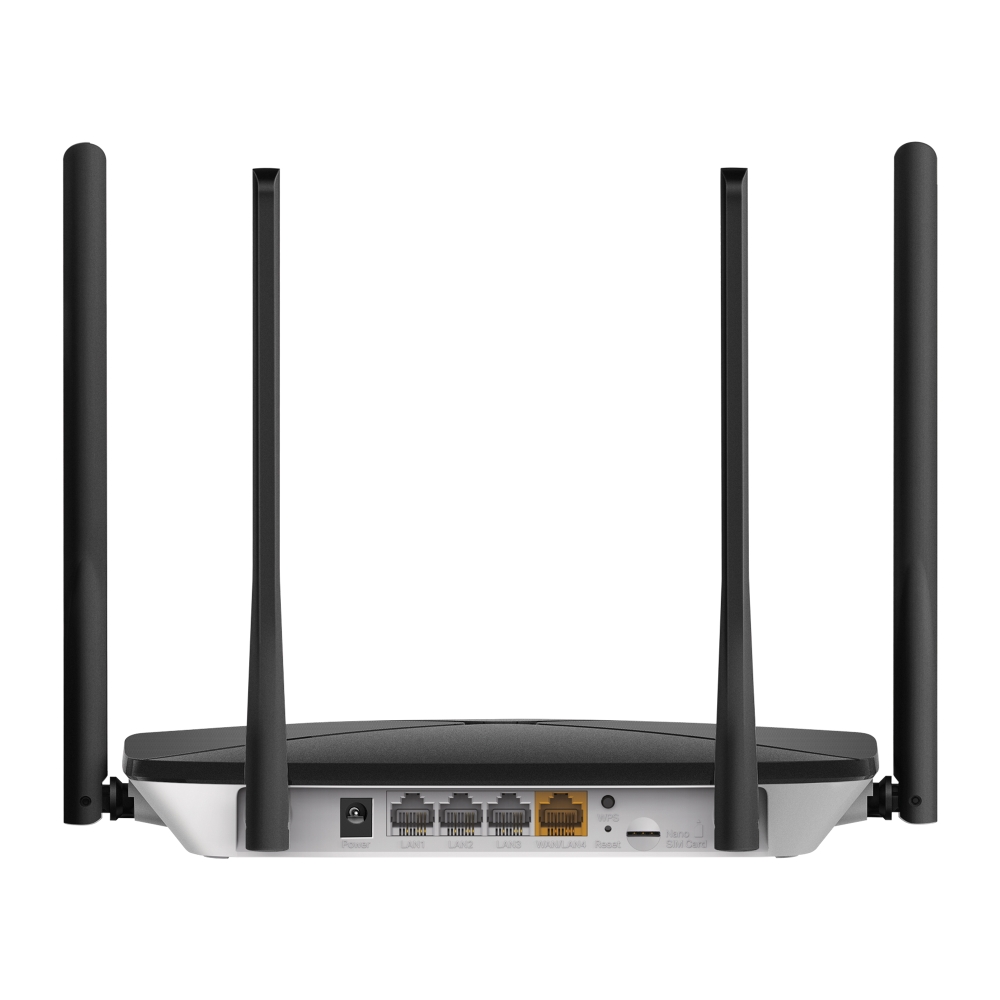 ROUTER INALAMBRICO MERCUSYS MB115 4G LTE *4 LAN 300Mbps