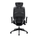 SILLA EJECUTIVA THUNDERX3 YAMA LITE-MESH MALLA CABECERA-SOP LUMBAR-BRAZO AJUSTABLE negra