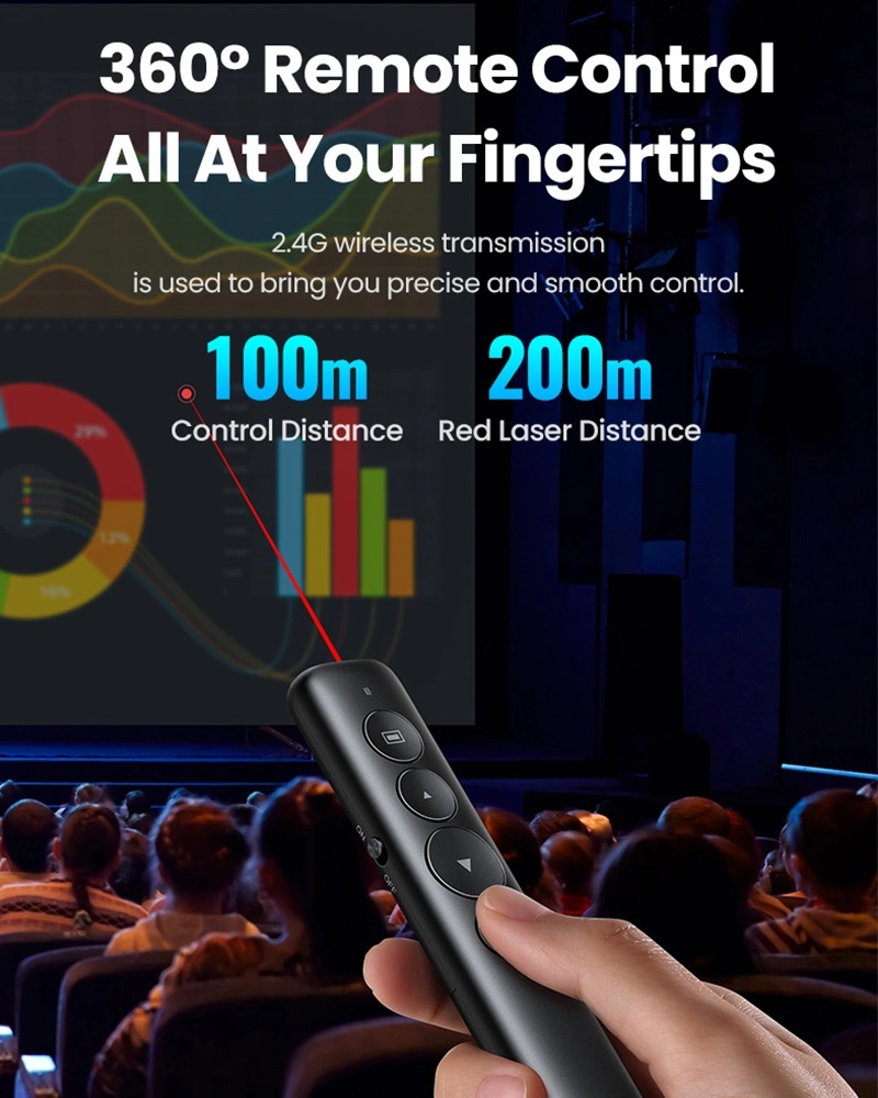 PRESENTADOR LOGITECH R400 PUNTERO LASER HASTA 15 METROS