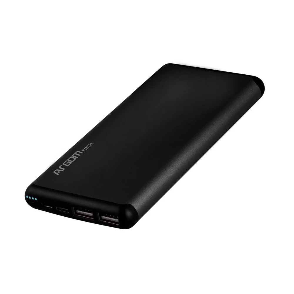 POWERBANK ARGOM ARG-PB-1138WT C12 12000MHA 5V 2.1A 2*USB-A BLANCO