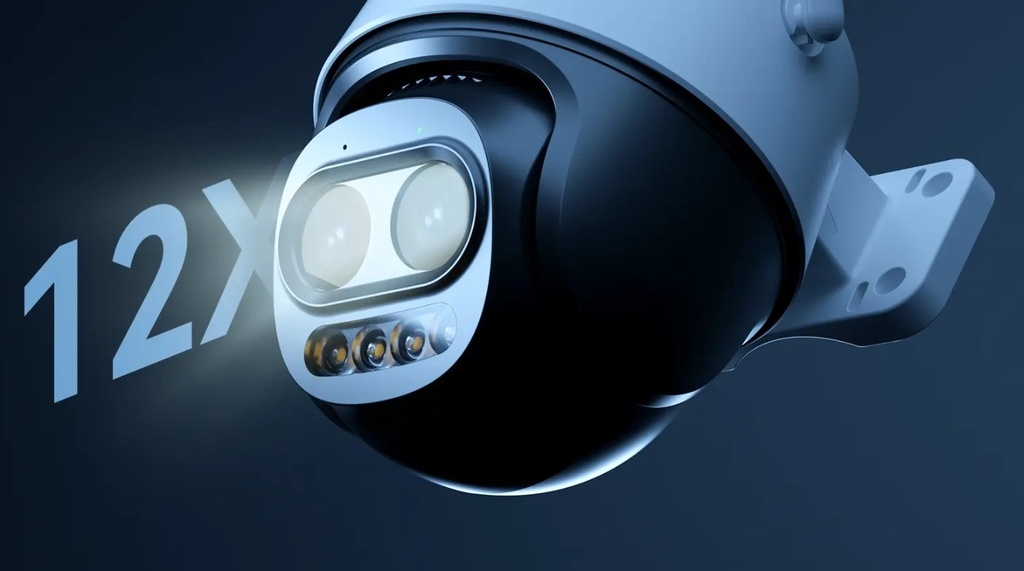 CAMARA IP IMOU CRUISER Z IPC-S7DN-5M0WEZ 3K/5MP IR30M WIFI AUDIO DOMO PTZ INTERPERIE SIRENA 12X ZOOM