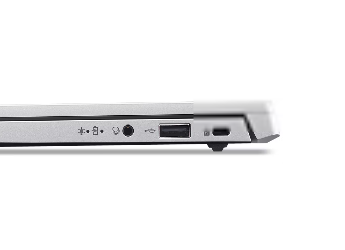LAPTOP ACER ASPIRE LITE AL15-36P-32XP CORE I3 N350 4.5GHZ RAM 8GB SSD 128GB 15.6"FHD WIN11 INGLES PLATA
