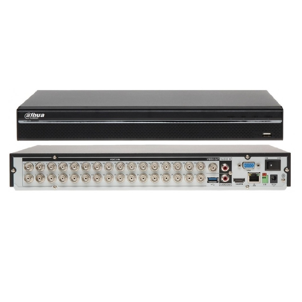 DVR DAHUA XVR5232AN-X 32 CANALES + 32 CANALES IP 6MP 2*SATA 1*VGA 1*HDMI 1*RS485