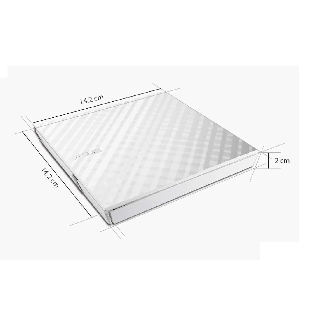 QUEMADOR EXTERNO ASUS SDRW-08D2S-UWHT USB-A CD/DVD BLANCO