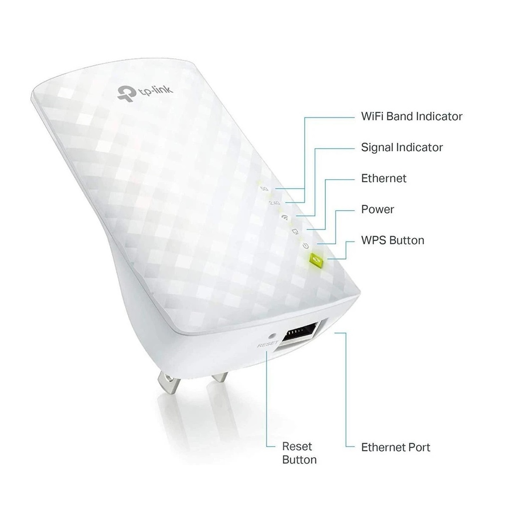 REPETIDOR WIFI TP-LINK RE220 AC 750MB/S 1*LAN