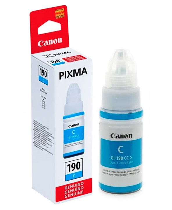 TINTA DE RELLENO CANON 190 CIAN 70ML