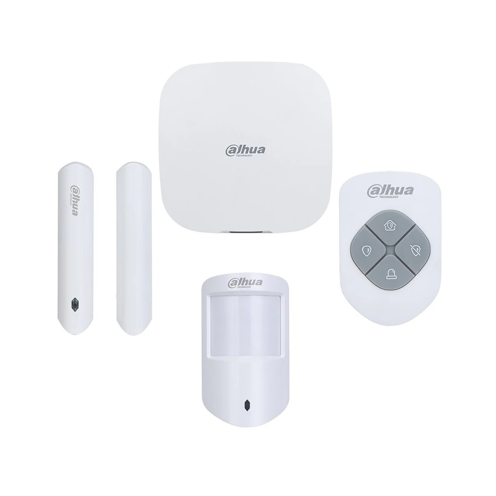 KIT ALARMA DAHUA DHI-ART-ARC3000H-03-W2 1*CONTROLADOR 1* SENSOR MOVIMIENTO 1* SENSOR VENTANA/PUERTA