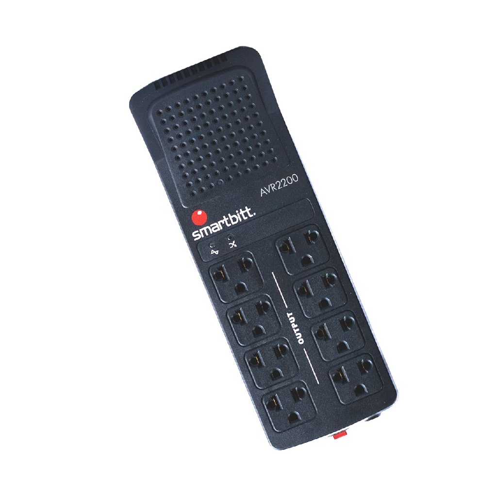 REGULADOR VOLTAJE SMARTBITT SBAVR2200 2200VA 1100W  8 TOMAS