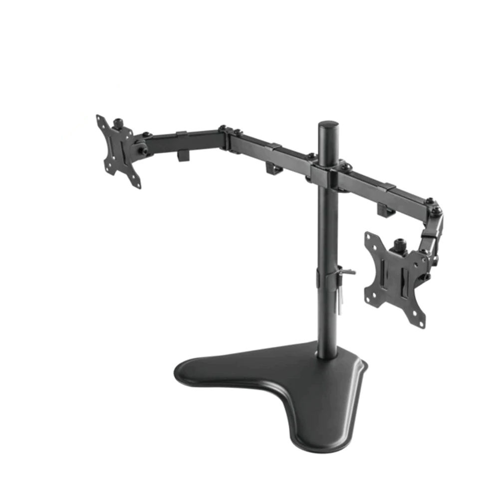 SOPORTE PARA MONITOR UNNO TM8001BK DOBLE HASTA 32" CON BASE