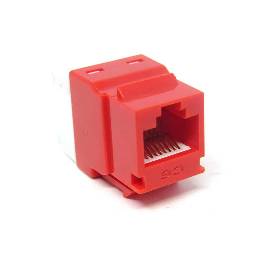 JACK RJ45 FURUKAWA 35030609 CAT6 ROJO HEMBRA