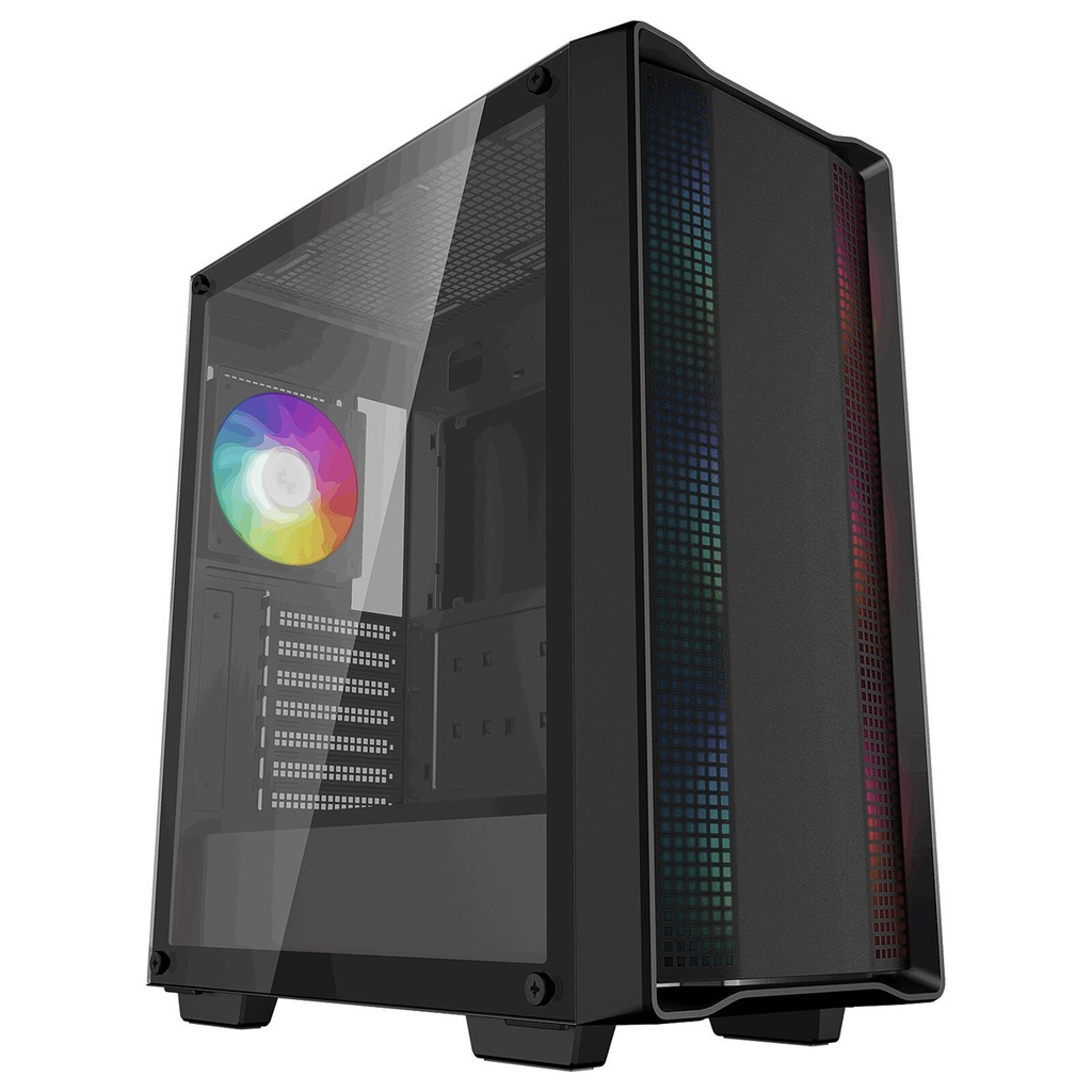 CASE DEEPCOOL CC560 MEDIATORRE TEMPERADO ARGB 3*12CM FAN