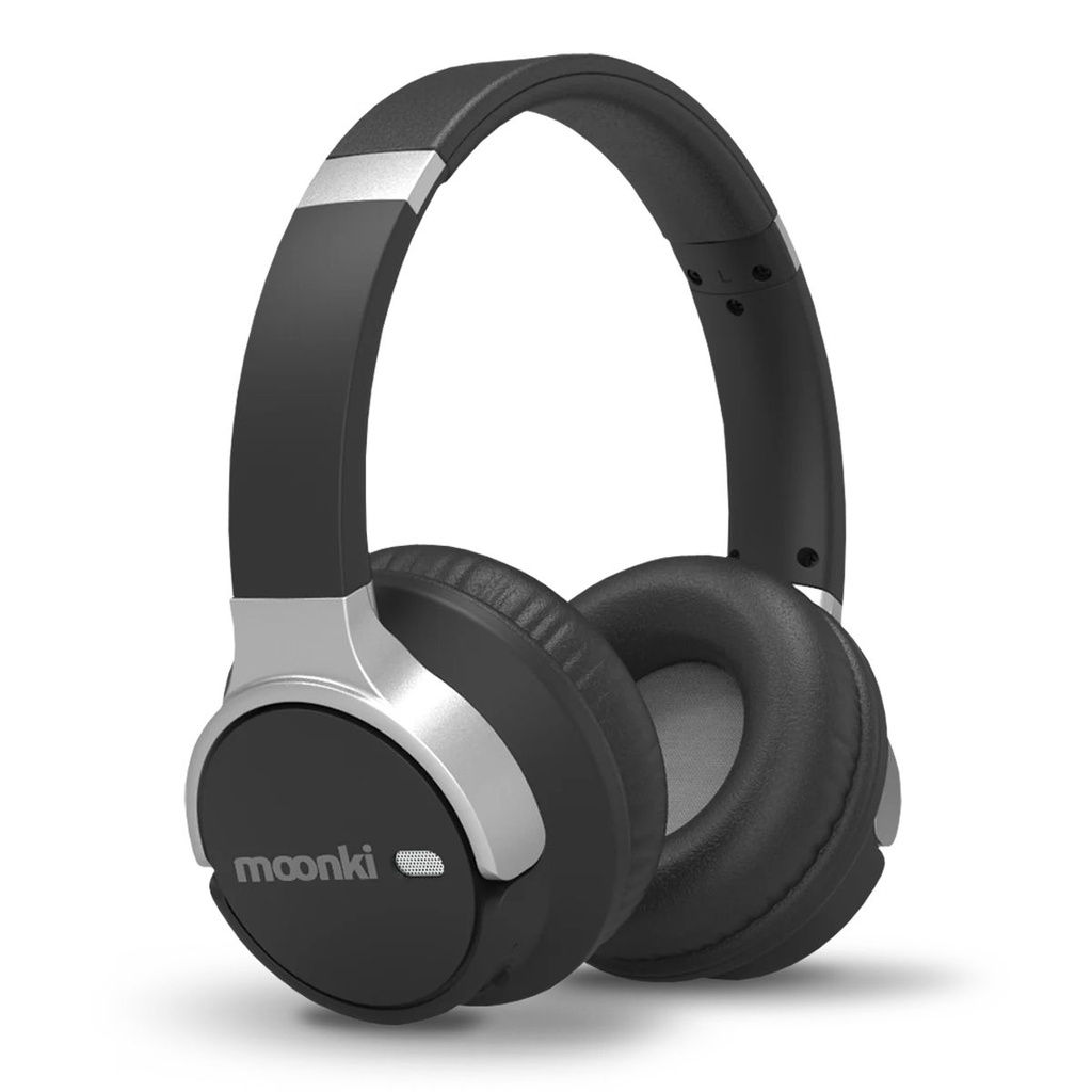 AUDIFONOS MOONKI MH-0710BT 40MM BT5.3 NEGRO