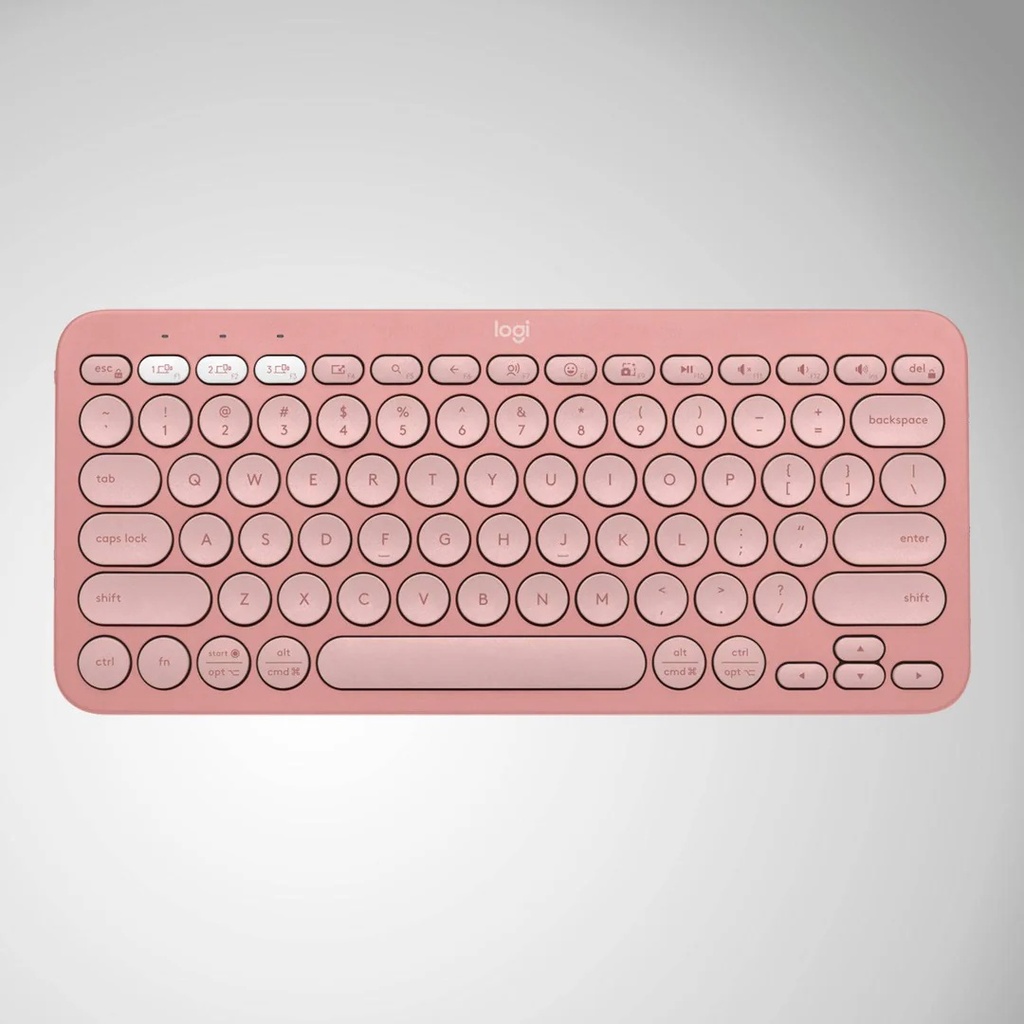 TECLADO LOGITECH PEBBLE KEYS 2 K380S BT5.4 ESPAÑOL ORO ROSA