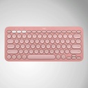 TECLADO LOGITECH PEBBLE KEYS 2 K380S BT5.4 ESPAÑOL ORO ROSA