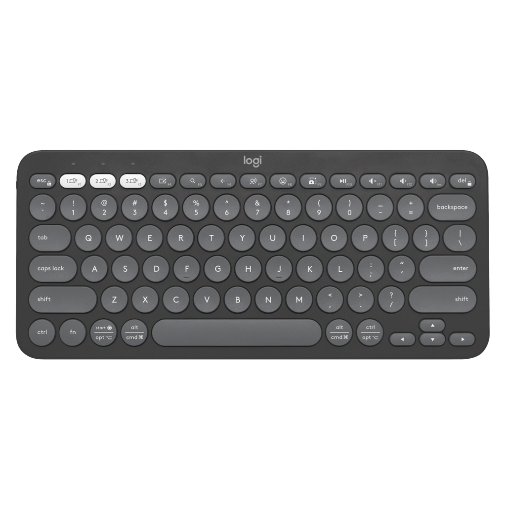 TECLADO LOGITECH PEBBLE KEYS 2 K380S BT5.4 ESPAÑOL NEGRO