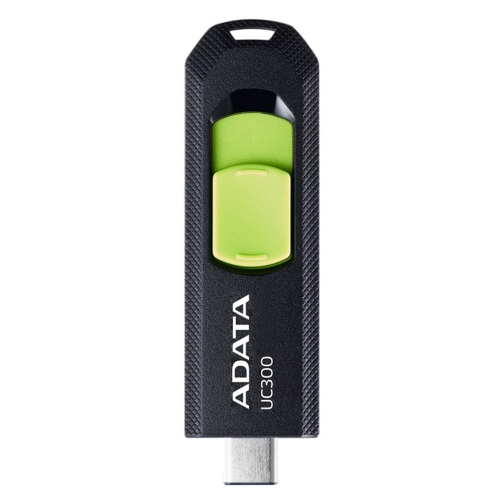 MEMORIA USB ADATA UC300 256GB USB-C 3.2 NEGRO/VERDE
