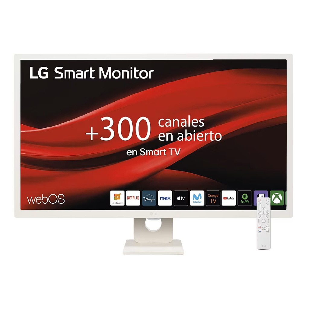 MONITOR LG 32SR50F-W 32" 1920*1080 IPS 60HZ 50MS 1*HDMI WEBOS SMART