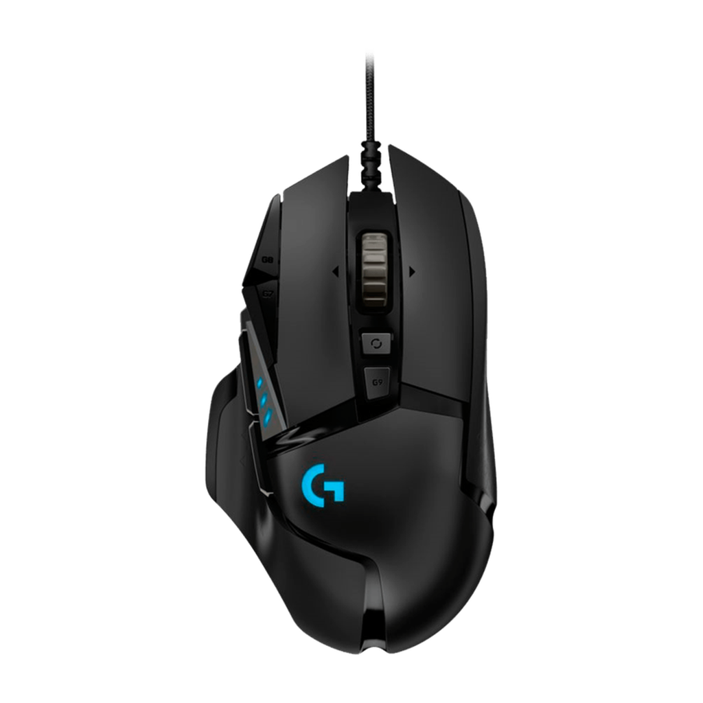 MOUSE LOGITECH G502 HERO 1*USB-A 100-25000DPI 11 BOTONES NEGRO RGB