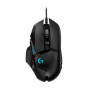 MOUSE LOGITECH G502 HERO 1*USB-A 100-25000DPI 11 BOTONES NEGRO RGB