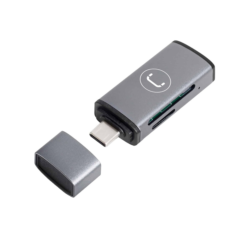 LECTOR DE TARJETAS UNNO TEKNO CR1005GY 1*USB-C