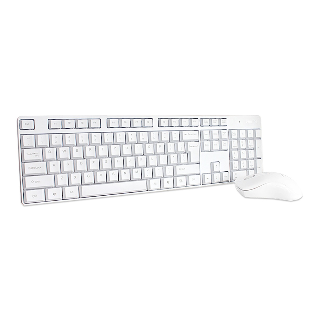 MOUSE+TECLADO PHILIPS SPT6501W/00 INALAMBRICO COMPACTO ESPAÑOL BLANCO