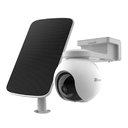 KIT CAMARA IP EZVIZ EB8 4G 2K+ IR30M AUDIO DOMO PTZ INTERPERIE BATERIA + PANEL SOLAR