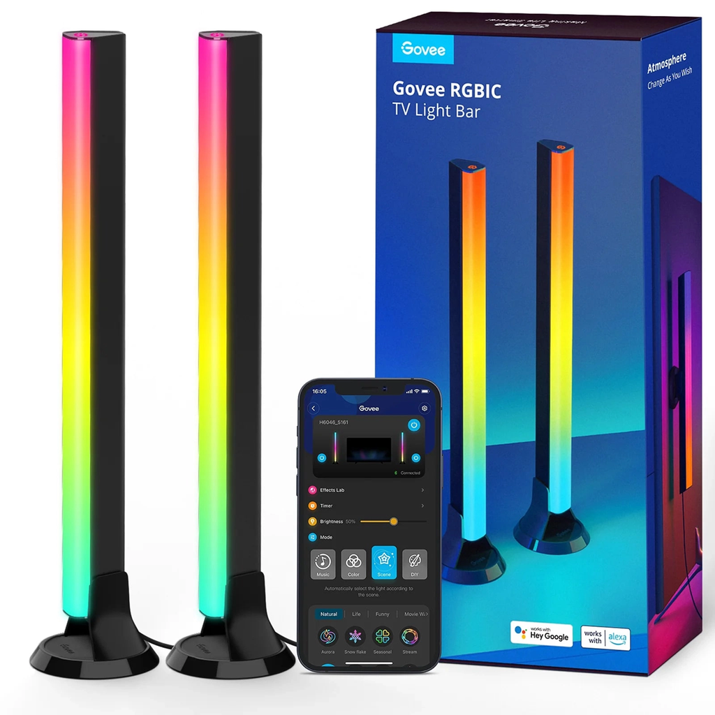 BARRA LUECES LED GOVEE H6046 WIFI 2700K-6500K RGB PARA TV