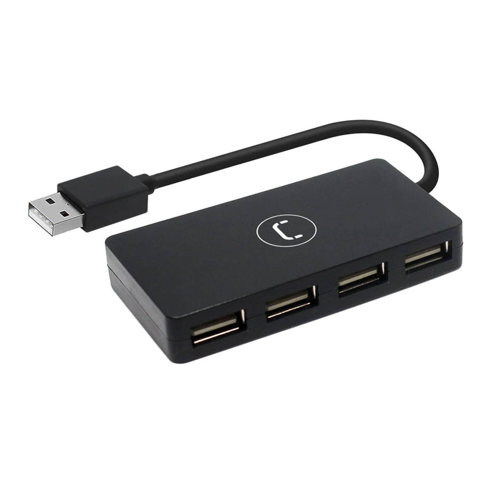 HUB USB UNNO TEKNO HB1008BK 1*USB-A A 4*USB-A 2.0