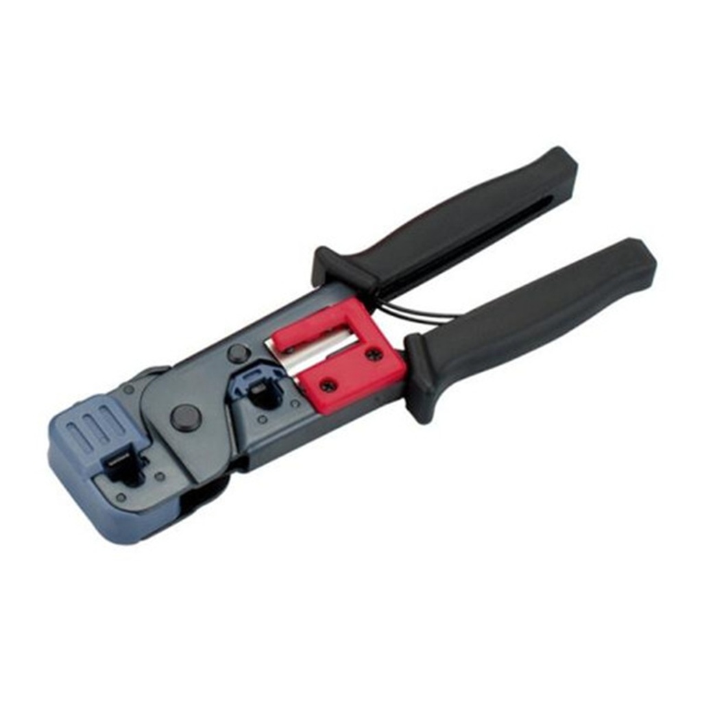 CRIMPADORA SPROTEK STC-5186 4P/6P/8P RJ11 RJ12 RJ45 CORTADOR PELADOR