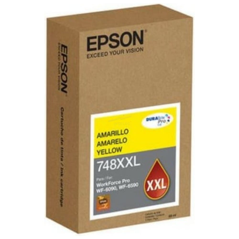 TINTA DE RELLENO EPSON T748XXI420-AL AMARILLO P/ WF-6590
