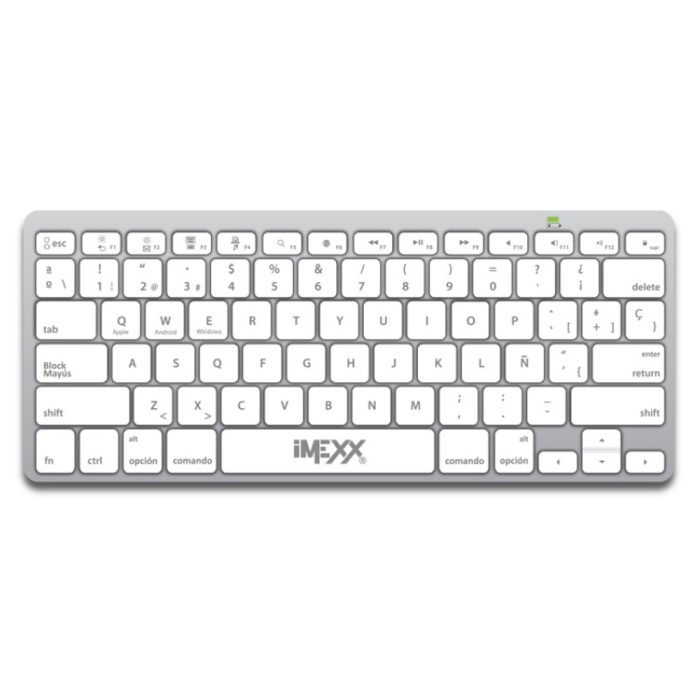TECLADO COMPACTO IMEXX IME-24850SP BLUETOOTH ESPAÑOL GRIS